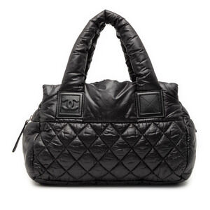 Pre-Loved Chanel Small Quilted Nylon Coco Cocoon Tote